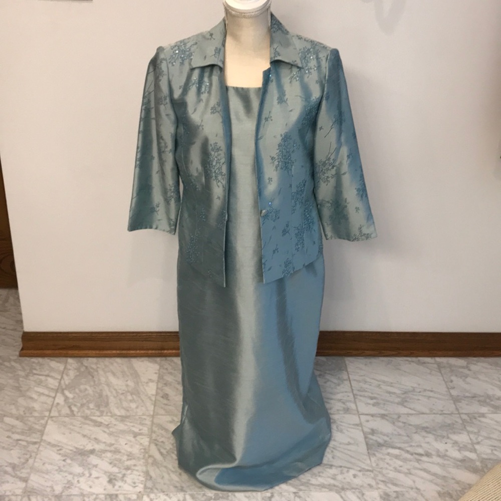 Two Piece Suit - Light Blue